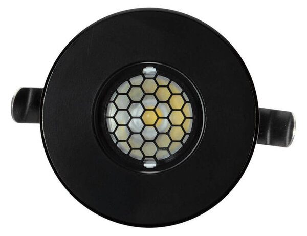 Segnapasso LED 3W IP67 Anti-Abbagliamento Nero Professional Colore Bianco Caldo 2.700K