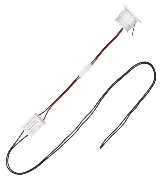 Faretto Segnapasso LED 3W IP44 Bianco 25° 220V Colore Bianco Caldo 3.000K