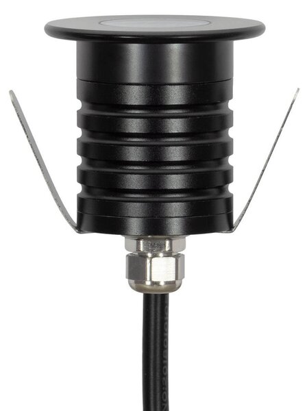 Segnapasso LED 3W IP67 Anti-Abbagliamento Nero Professional Colore Bianco Caldo 2.700K