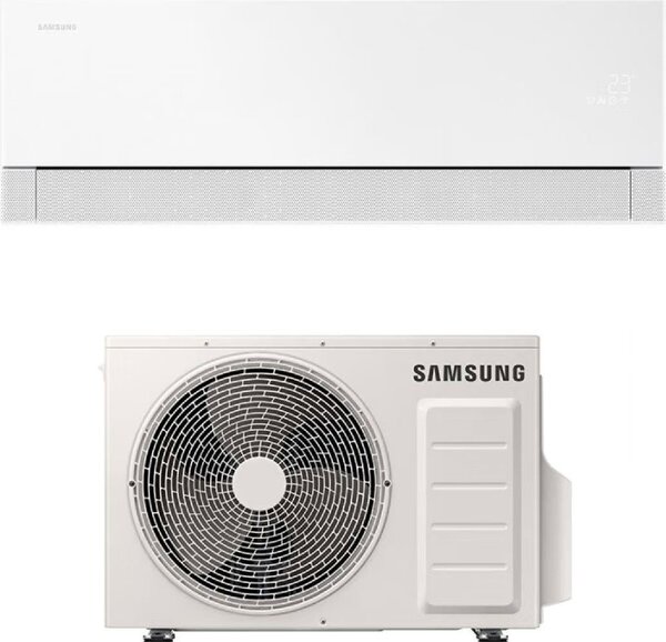 Samsung Climatizzatore 24000 btu Inverter Monosplit Condizionatore con Pompa di Calore Gas R32 Wi-Fi Classe A++/A+ (Unit Interna + Unit Esterna) 