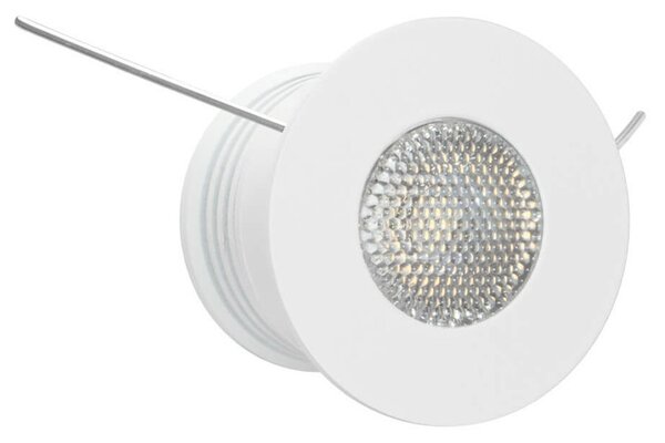 Faretto Segnapasso LED 3W IP44 Bianco 25° 220V Colore Bianco Caldo 3.000K