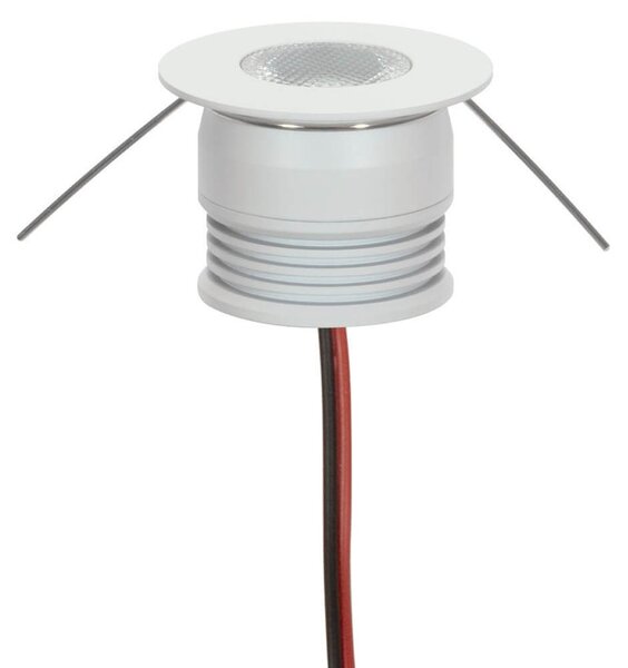 Faretto Segnapasso LED 3W IP44 Bianco 25° 220V Colore Bianco Caldo 3.000K