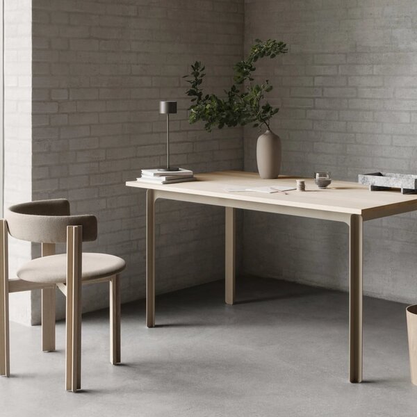Cestino per la spazzatura di colore naturale in legno di quercia da ufficio 9 l WILO – Blomus