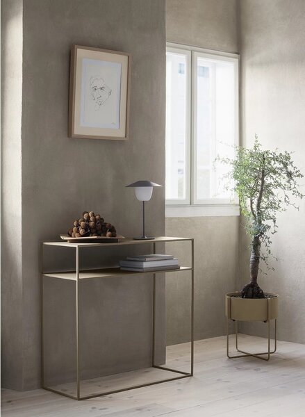 Consolle in metallo beige 35x85 cm Fera - Blomus