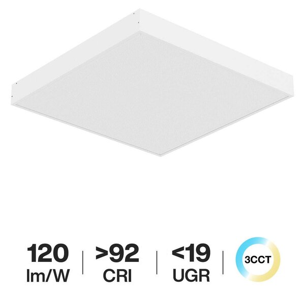 Plafoniera LED 60x60 42W CCT Bianco Variabile UGR19 con driver Philips