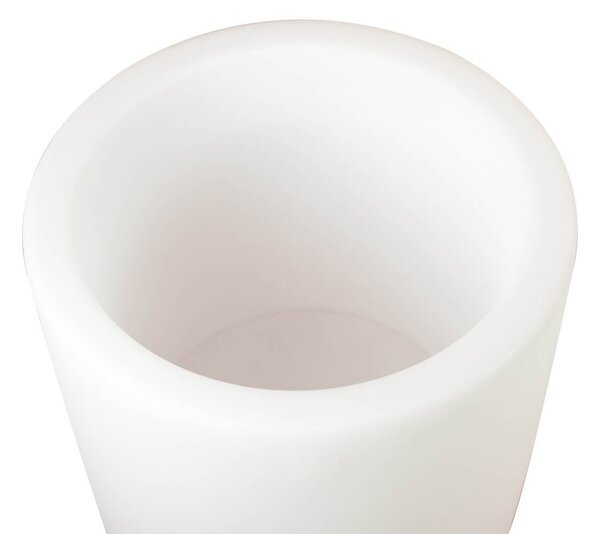 Vaso Illuminabile Tondo Ø33 H90cm E27 Colore Bianco