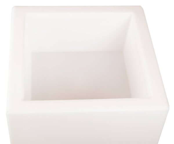 Vaso Illuminabile 40x40xH80cm E27 Colore Bianco
