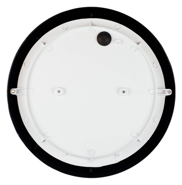 Plafoniera da Esterno E27 Nera IP54 Ø258mm Colore Nero
