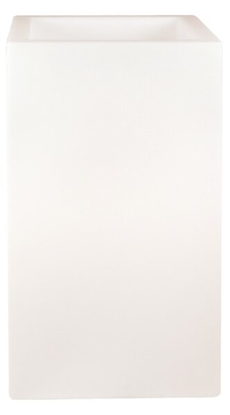 Vaso Illuminabile 40x40xH80cm E27 Colore Bianco