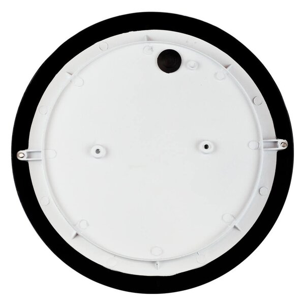 Plafoniera da Esterno E27 Nera IP54 Ø258mm mod. Palpebra Colore Nero