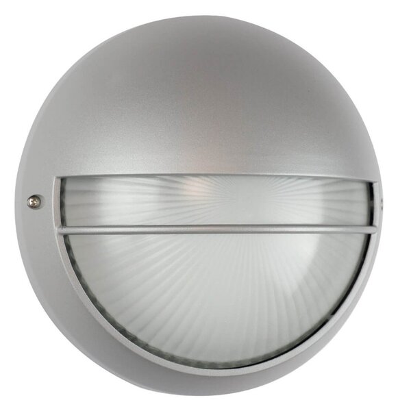 Plafoniera da Esterno E27 Grigia IP54 Ø258mm mod. Palpebra Colore Grigio