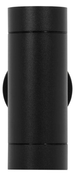 Applique Cilindrica Bidirezionale IP65 GU10 Nero Colore Nero