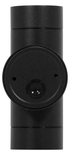 Applique Cilindrica Bidirezionale IP65 GU10 Nero Colore Nero