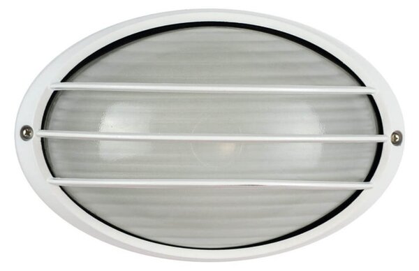 Plafoniera E27 IP54 Bianca 214x142mm Colore Bianco
