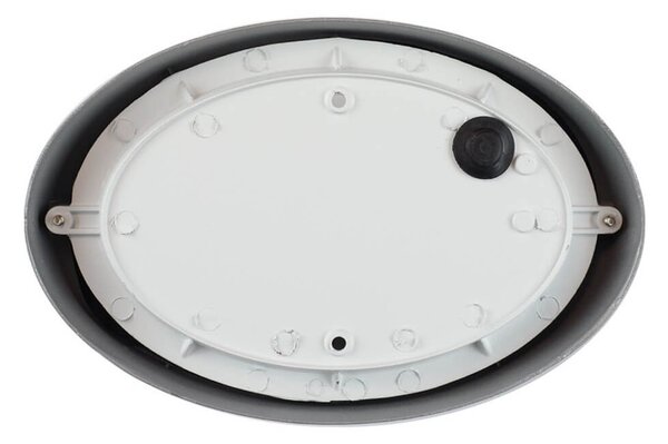Plafoniera E27 IP54 Grigia 214x142mm mod. Palpebra Colore Grigio
