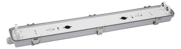Plafoniera IP66 per 2 tubi LED 60cm - (Unilaterale) - Serie Professional