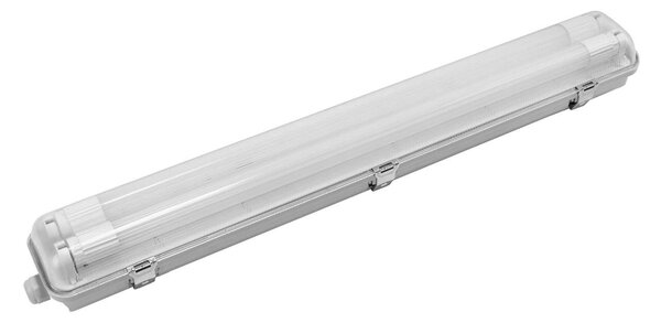 Plafoniera IP66 per 2 tubi LED 60cm - (Unilaterale) - Serie Professional