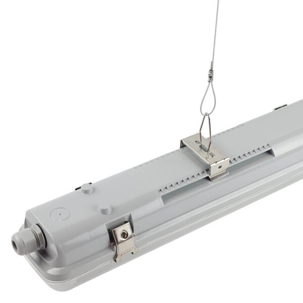Plafoniera IP66 per 2 tubi LED 60cm - (Unilaterale) - Serie Professional