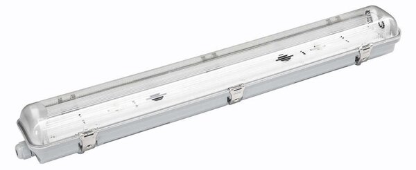 Plafoniera IP66 per 2 tubi LED 60cm - (Unilaterale) - Serie Professional