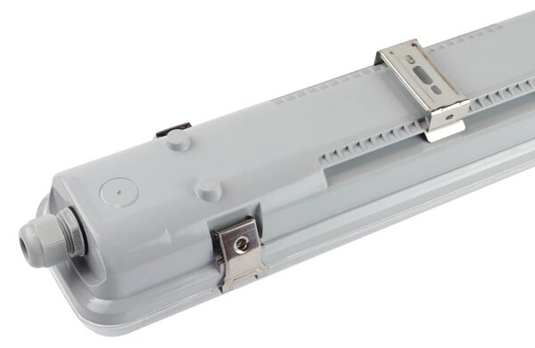 Plafoniera IP66 per 2 tubi LED 60cm - (Unilaterale) - Serie Professional