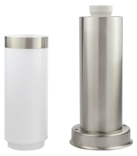 Paletto da Giardino 40cm Acciaio INOX IK06 IP54 Base E27