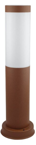 Paletto da Giardino 40cm acciaio inox CORTEN IK06 IP54 base E27