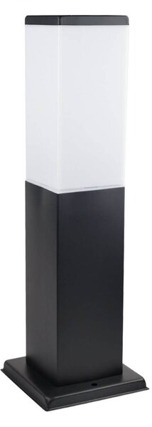 Paletto da Giardino 40cm in acciaio inox NERO IK06 IP54 base E27