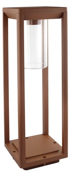 Paletto Lanterna CORTEN 50cm E27 - SERIE VIMO -