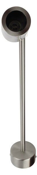 Faretto da Parete Acciaio INOX GU10 IP54 Orientabile per Insegne e Arredo