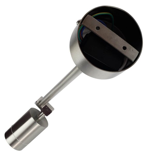 Faretto da Parete Acciaio INOX GU10 IP54 Orientabile per Insegne e Arredo