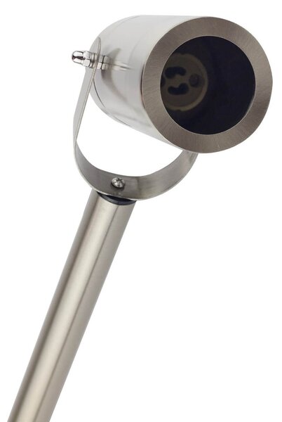 Faretto a Picchetto Acciaio Inox Orientabile GU10 IP54 Alt. 61cm