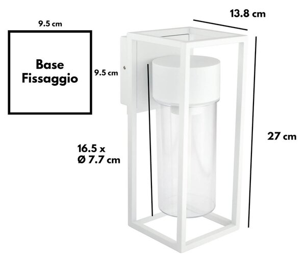 Applique Bianca E27 - SERIE VIMO -