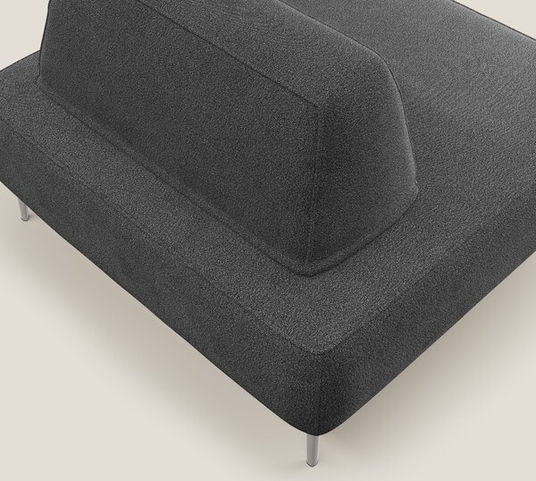 Newton poltrona modulare con schienali movibili T07 antracite