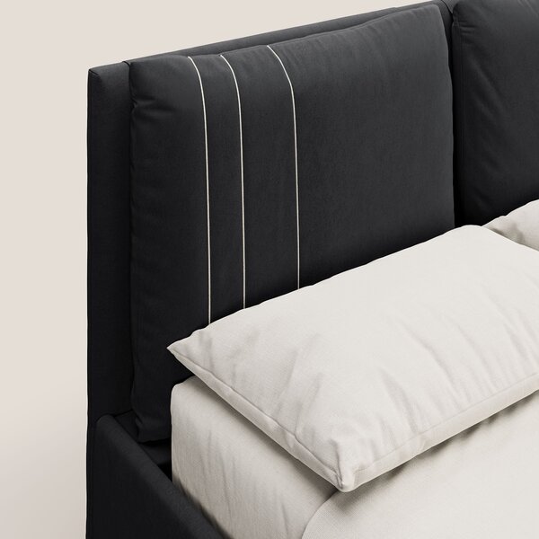 Nathan letto contenitore con cuscini regolabili con tasche in microfib