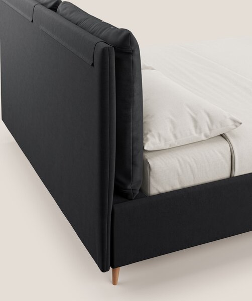 Nathan letto contenitore con cuscini regolabili con tasche in microfib