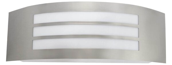 Applique Policarbonato e Acciaio INOX 1 x E27