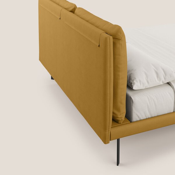 Giselle letto moderno con cuscini testata regolabili con tasche in mic
