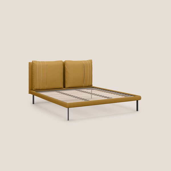 Giselle letto moderno con cuscini testata regolabili con tasche in mic