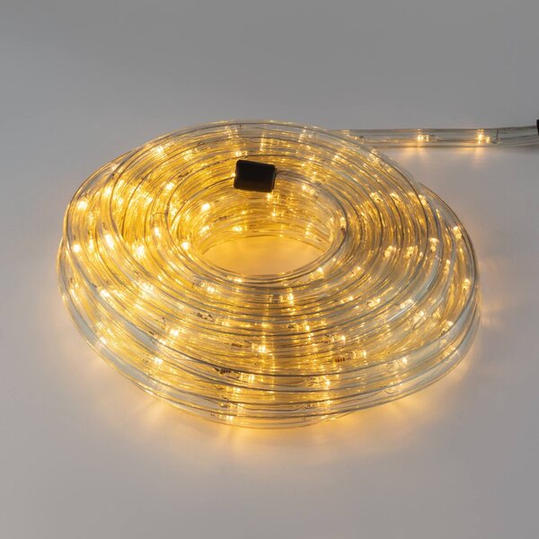 Tubo LED Natalizio 10m IP44 Colore Bianco Caldo 2500 - 2800 °K