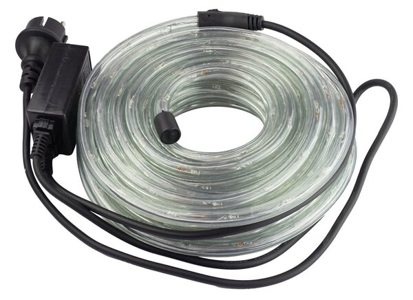 Tubo LED Natalizio 10m IP44 Colore Bianco Caldo 2500 - 2800 °K