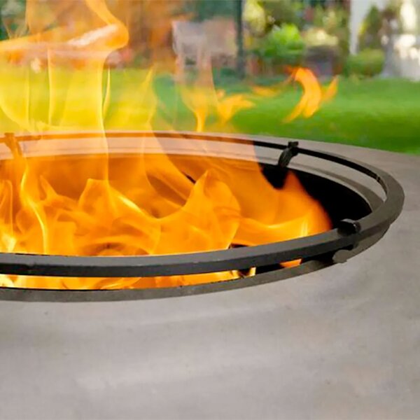 Griglia Piatta per Barbecue Food Bumper Ø24x3 cm in Acciaio Inox