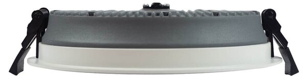 Faro LED incasso 20W foro ø157 UGR19 110lm/W - Dimmerabile Colore Bianco Caldo 3.000K