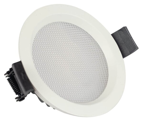 Faro LED incasso 10W foro ø85 UGR19 110lm/W - Dimmerabile Colore Bianco Caldo 2.700K