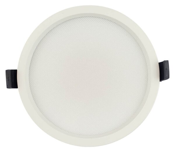 Faro LED incasso 20W foro ø157 UGR19 110lm/W - Dimmerabile Colore Bianco Caldo 3.000K