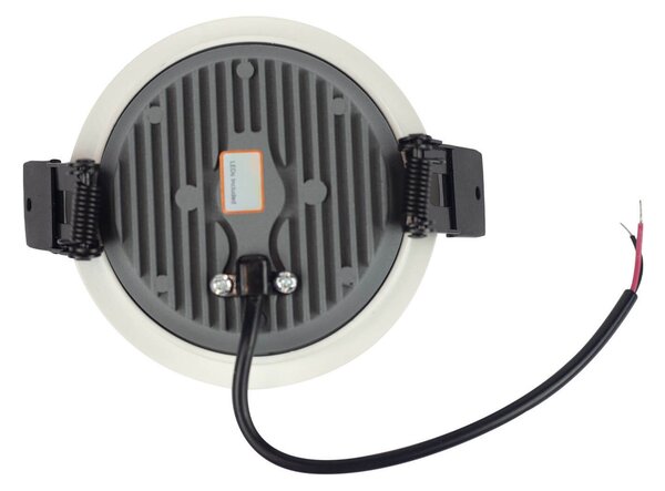 Faro LED incasso 10W foro ø85 UGR19 110lm/W - Dimmerabile Colore Bianco Caldo 2.700K