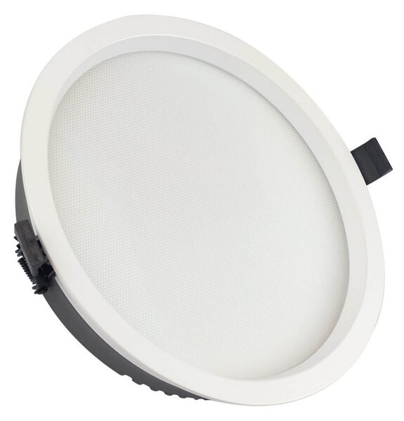 Faro LED incasso 30W foro ø200-210 110lm/W UGR19- Dimmerabile Colore Bianco Caldo 2.700K