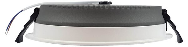 Faro LED incasso 30W foro ø200-210 110lm/W UGR19- Dimmerabile Colore Bianco Caldo 2.700K