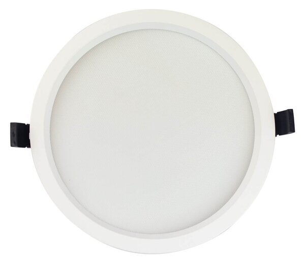 Faro LED incasso 30W foro ø200-210 110lm/W UGR19- Dimmerabile Colore Bianco Caldo 2.700K