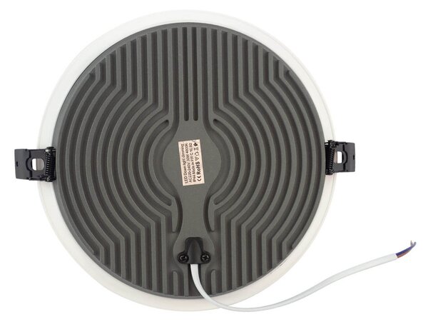 Faro LED incasso 30W foro ø200-210 110lm/W UGR19- Dimmerabile Colore Bianco Caldo 2.700K