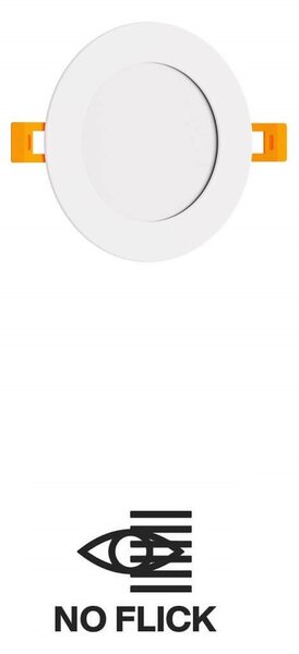 Pannello LED Rotondo 8W 800lm Foro Ø105-110mm Osram chip LED Colore Bianco Naturale 4.000K